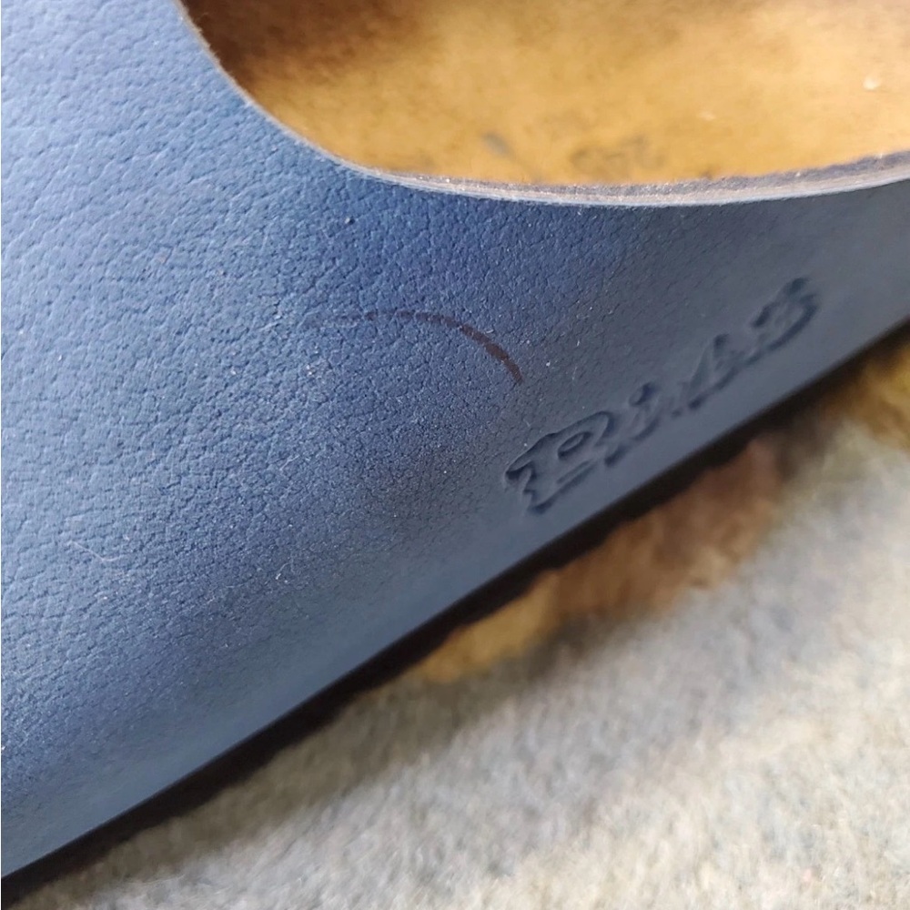 Birkenstock Blue Women's Birki Provence Size 7 NIB - Picture 3 of 10